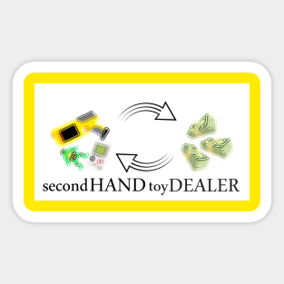 second hand toy dealer Sticker